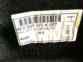 Audi A8 S8 D3 4E Poszycie / Tapicerka tylnej klapy bagażnika 4E0867975K