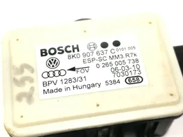 Audi A5 8T 8F Sensore di imbardata accelerazione ESP 8K0907637C