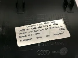 Audi A8 S8 D4 4H Główny schowek tunelu środkowego 4H0863075K