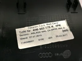 Audi A8 S8 D4 4H Consolle centrale del vano portaoggetti 4H0863075K