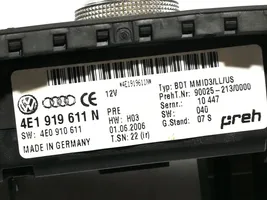 Audi A8 S8 D3 4E Unité de contrôle MMI 4E1919611N