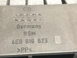 Audi A8 S8 D3 4E Takaosan ilmakanavan tuuletussuuttimen ritilä 4E0819623