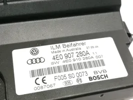 Audi A8 S8 D3 4E Maitinimo valdymo blokas 4E0907280A