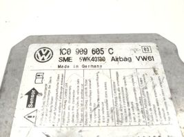 Volkswagen Polo Turvatyynyn ohjainlaite/moduuli 1C0909605C