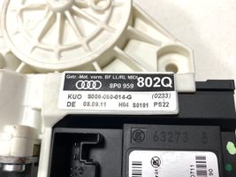 Audi A3 S3 A3 Sportback 8P Varikliukas priekinio langų pakėlėjo 8P0959802Q