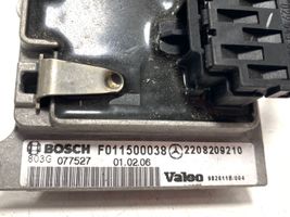 Mercedes-Benz ML W163 Lämpöpuhaltimen tuulettimen rele 2208209210