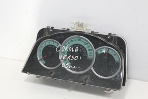 Toyota Corolla Verso AR10 Compteur de vitesse tableau de bord 838000F010M