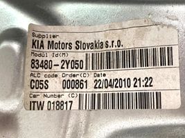 Hyundai ix35 Takaikkunan nostomekanismi ilman moottoria 834802Y050