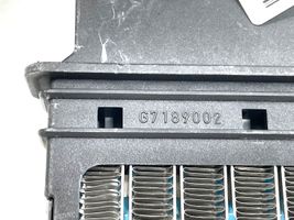 Citroen C5 Sähköinen ohjaamon lämmittimen säteilylämmitin G7189002