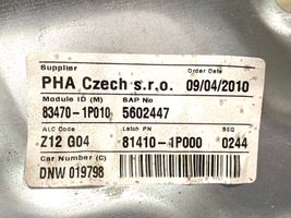 KIA Venga Mechanizm podnoszenia szyby tylnej bez silnika 834701P010