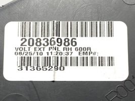 Chevrolet Volt I Keskikonsolin etusivuverhoilu 20836986