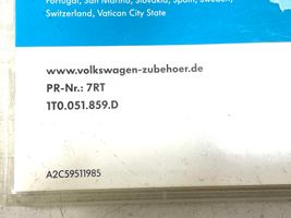 Volkswagen Golf VI Cartes SD navigation, CD / DVD 1T0051859D