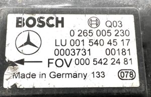 Mercedes-Benz E W210 Vakaajan pitkittäiskiihtyvyystunnistin (ESP) 0265005230