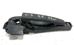 Citroen C3 Klamka zewnętrzna drzwi tylnych 9650444480