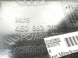 Audi A8 S8 D3 4E Centrinė konsolė 4E0863241