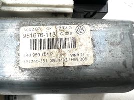 Volkswagen PASSAT B6 Silniczek podnośnika szyby drzwi przednich 1K0959793L