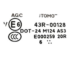 Citroen C6 Takalasi/takaikkuna 43R00128