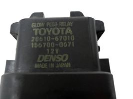 Toyota RAV 4 (XA40) Hehkutulpan esikuumennuksen rele 2861067010