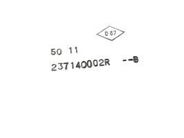 Renault Megane III Support calculateur moteur 237140002R