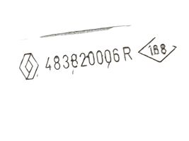 Renault Megane III Écran thermique 483820006R