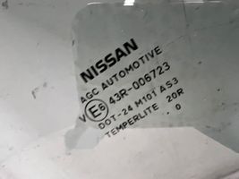 Nissan Qashqai Основное стекло задних дверей 43R006723