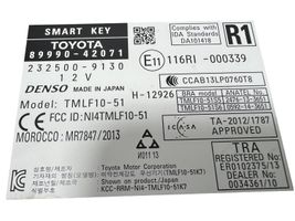 Toyota RAV 4 (XA40) Moduł / Sterownik systemu uruchamiania bezkluczykowego 8999042071