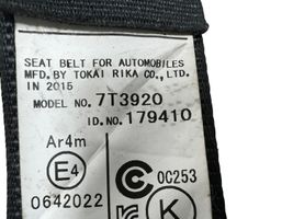 Toyota RAV 4 (XA40) Cintura di sicurezza posteriore 7T3920