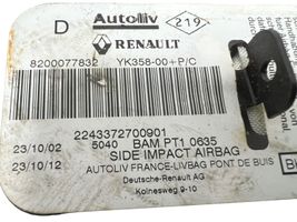 Renault Megane II Airbag sedile 8200077832