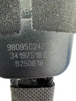 Peugeot 3008 II Boucle de ceinture de sécurité avant 9809502477