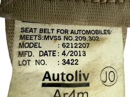 Honda CR-V Cintura di sicurezza posteriore 6212207