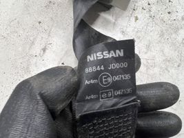 Nissan Qashqai+2 Takaistuimen turvavyö 88844JD000