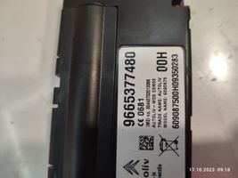 Citroen C5 Bluetooth control unit module 9665377480