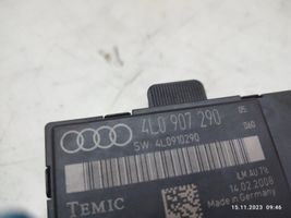 Audi Q7 4L Unidad de control/módulo del bloqueo de puertas 4L0907290