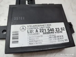 Mercedes-Benz S W221 Inne komputery / moduły / sterowniki A2215402362