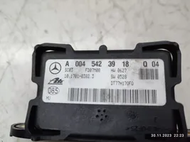 Mercedes-Benz S W221 Capteur de vitesse de lacet d'accélération ESP A0045423918