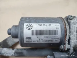 Volkswagen Tiguan Mechanizm i silniczek wycieraczek szyby przedniej / czołowej 5N2955119