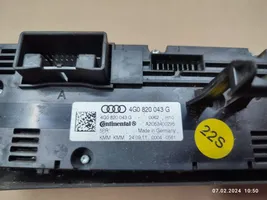 Audi A6 S6 C7 4G Oro kondicionieriaus/ klimato/ pečiuko valdymo blokas (salone) 4G0820043G