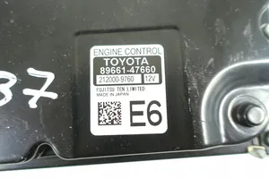 Toyota Prius (XW50) Unité de commande, module ECU de moteur 89661-47660