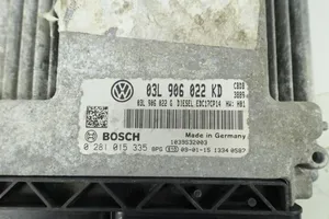 Volkswagen Scirocco Блок управления двигателем ECU 03L906022KD