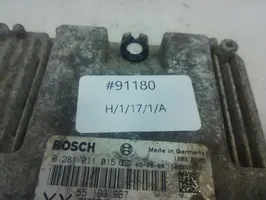 Opel Signum Motora vadības bloka ECU 65WHE53H