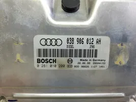 Audi A4 S4 B5 8D Unité de commande, module ECU de moteur 038906012AH