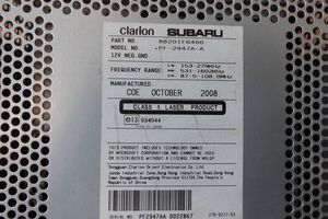 Subaru Impreza III Radio/CD/DVD/GPS-pääyksikkö 86201FG400