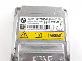 BMW 3 F30 F35 F31 Module de contrôle airbag 6879834