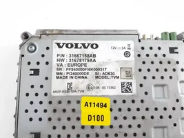 Volvo S90, V90 Videon ohjainlaite 31667158AB