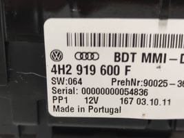 Audi A8 S8 D4 4H Multimedian ohjauslaite 4H2919600F