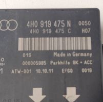 Audi A6 C7 Pysäköintitutkan (PCD) ohjainlaite/moduuli 4H0919475N