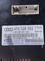 Audi A6 Allroad C6 Compteur de vitesse tableau de bord 4F0920982T