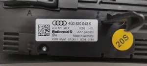 Audi A6 S6 C7 4G Ilmastoinnin ohjainlaite 4G0820043K