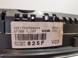 Volkswagen Polo IV 9N3 Tachimetro (quadro strumenti) 110080321037A