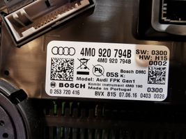 Audi Q7 4M Tachimetro (quadro strumenti) 4M0920794B